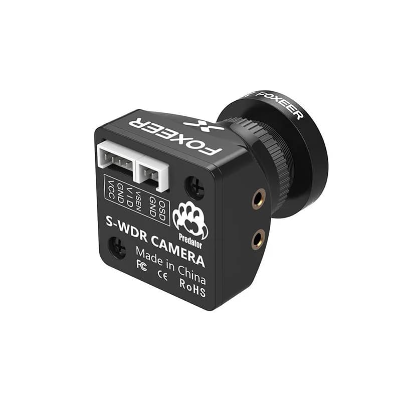 Foxeer Predator V5 FPV Camera Racing Drone Mini Camera16:9/4:3 PAL/NTSC switchable Super WDR OSD 4ms Latency Upgarded PredatorV4 5