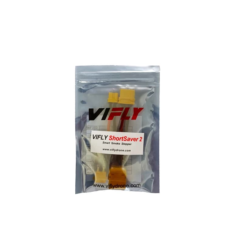 VIFLY ShortSaver 2 Smart Smoke Stopper Power Button Switch Electronic Fuse To Prevent Short-Circuit Over-Current 2-6S XT30 TX60 5