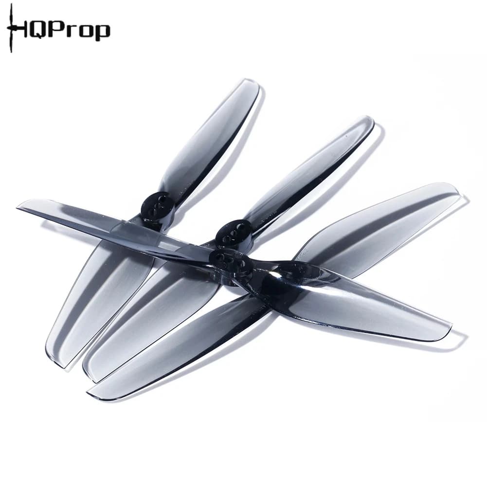 HQPROP T4X2.5 Grey 4025 2-Blade PC Propeller for RC FPV Racing Freestyle 4inch Toothpick Micro Long Range LR4 Drones Explorer - 1