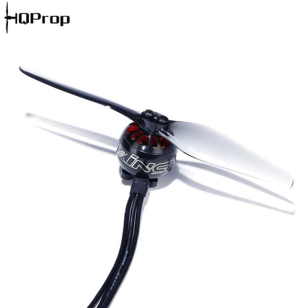 HQPROP T4X2.5 Grey 4025 2-Blade PC Propeller for RC FPV Racing Freestyle 4inch Toothpick Micro Long Range LR4 Drones Explorer 5