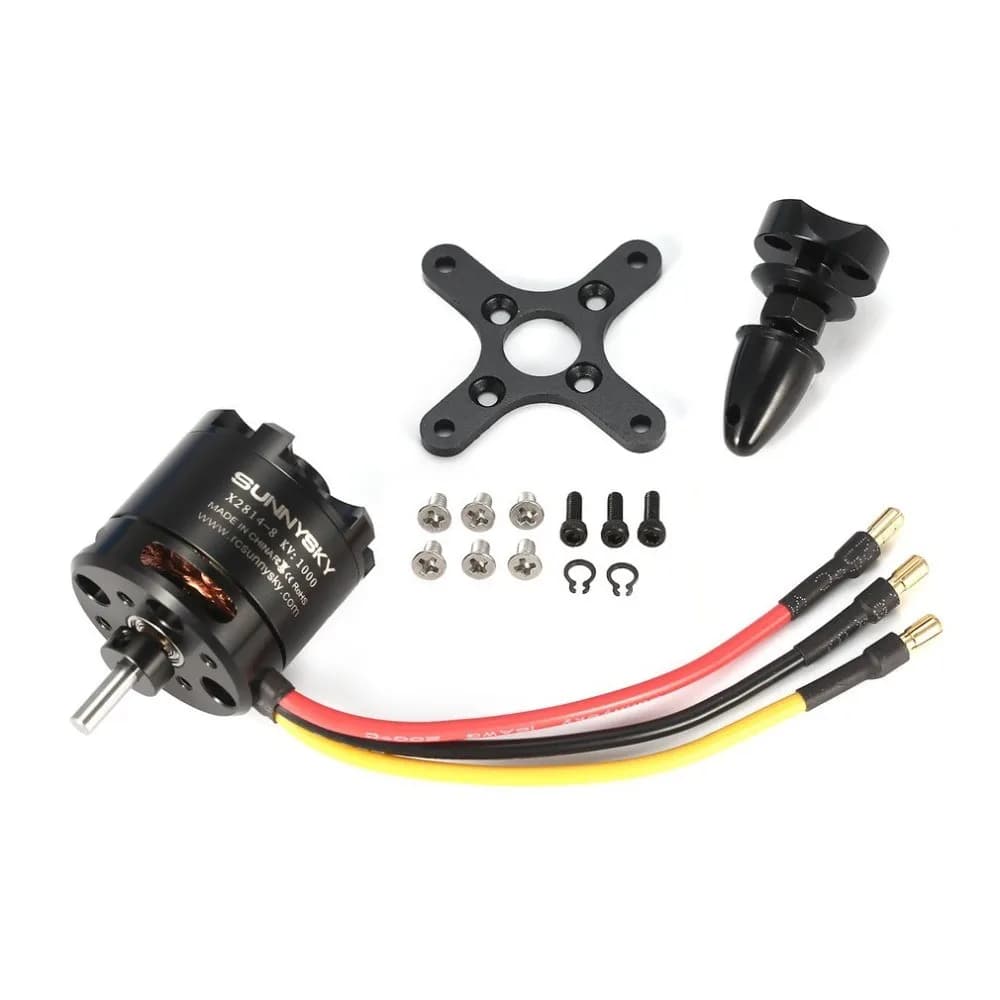 1PC Original SUNNYSKY X2814 900KV 1000KV 1100KV 1250KV External Rotor Brushless Motor for RC 3D fixed-wing Aircraft Airplanes