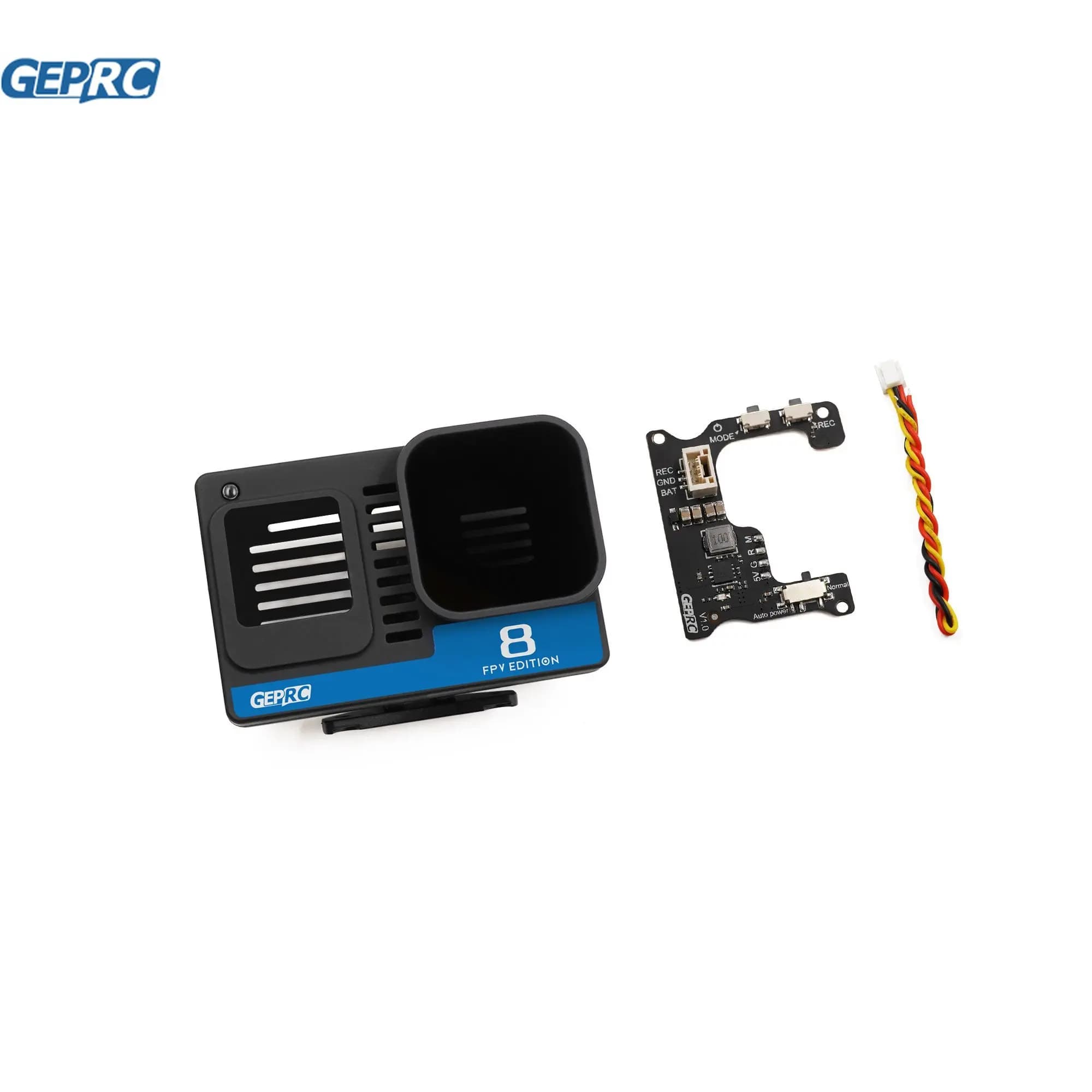 GEPRC Naked FPV Camer Hero 8 Case With BEC Board 2S-6S ND16 Filter Accessories Suitable RC DIY FPV Quadcopter Freestyle Drone