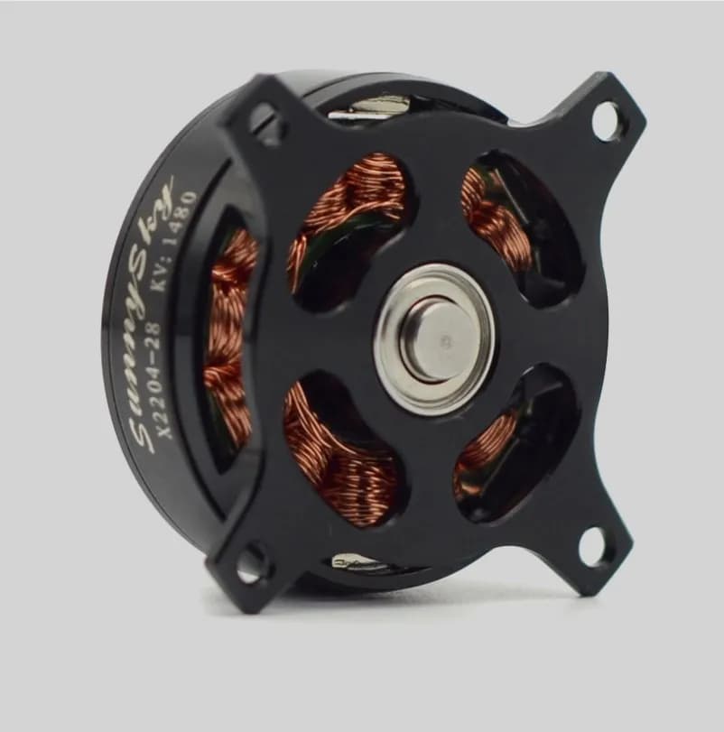 SUNNYSKY X2204 20G 2S 1800KV/1480kv 50W Brushless Motor, 340g Thrust HD8040 9047 prop 4