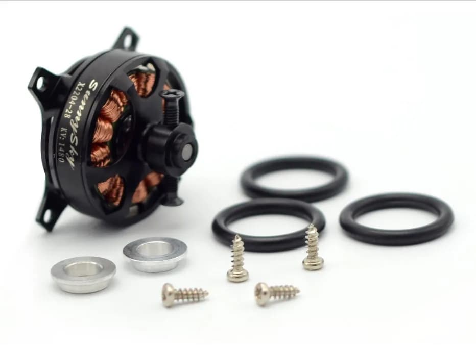 SUNNYSKY X2204 20G 2S 1800KV/1480kv 50W Brushless Motor, 340g Thrust HD8040 9047 prop 5