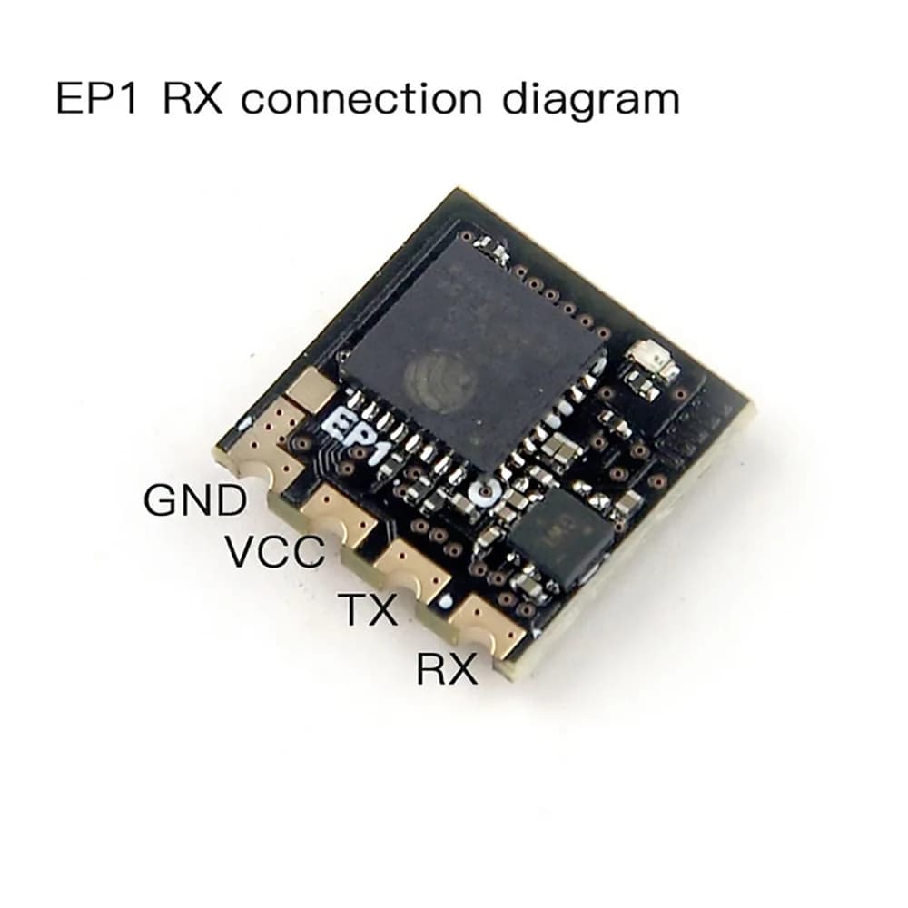 HappyModel ExpressLRS ELRS 2.4G RX SX1280 Nano Long Range Receiver PP EP1 EP2 RX 10X10mm for RC Airplane FPV Long Range LR4 LR7 3