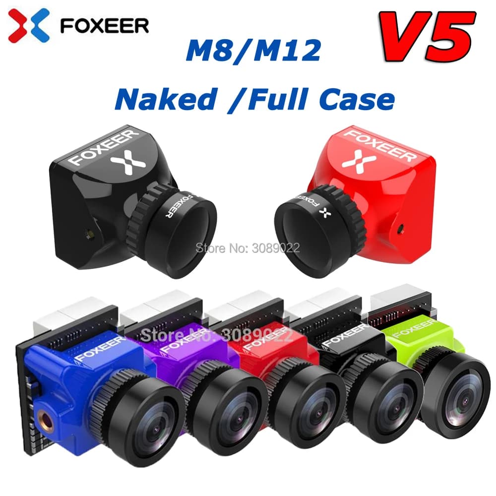 Foxeer Predator Micro V5 Camera 16:9/4:3 PAL/NTSC switchable 1.7mm lens 4ms Latency Super WDR FPV Camera for FPV RC Drone - 1