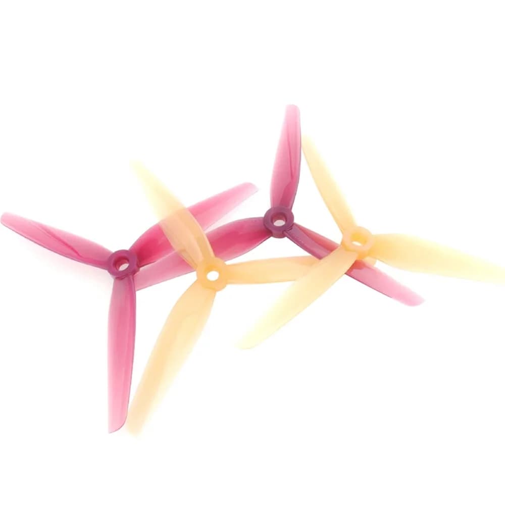 HQPROP Ethix P3 Peanut Butter & Jelly Prop 5130 5.1X3X3 3-Blade PC Propeller for RC FPV Racing Freestyle 5Inch Drones DIY Parts 3
