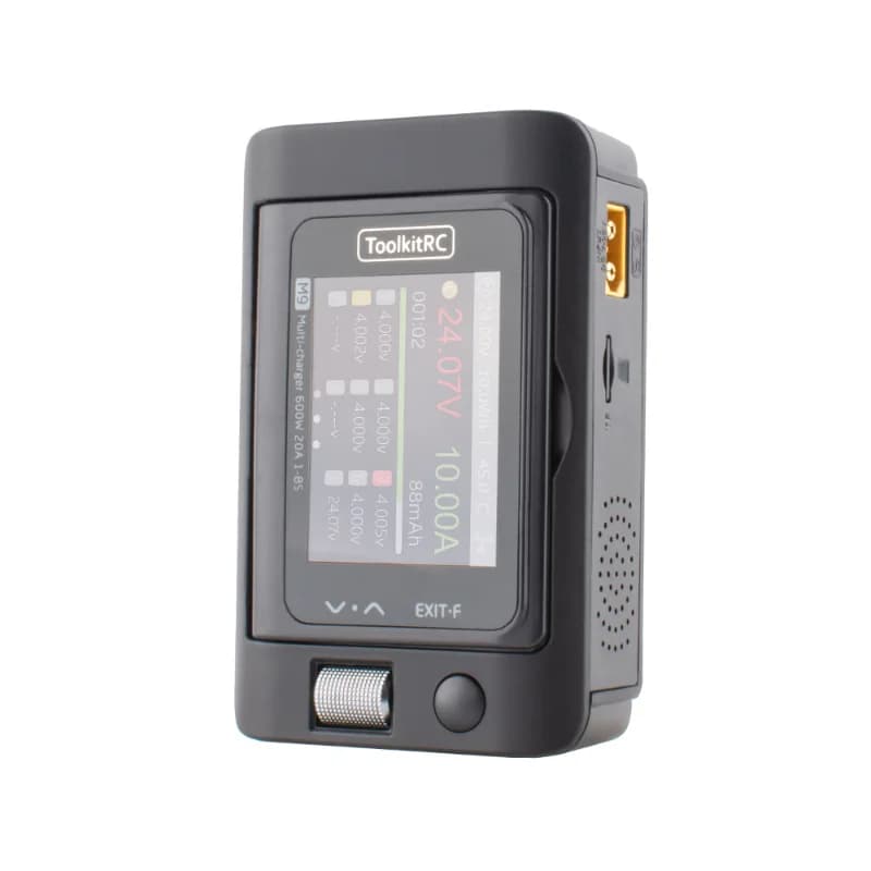 ToolkitRc M9 600W RC Model Balance Lipo LiFe Battery Charger 20A DC Smart Charger with Audio Function USB Fast Charing 6