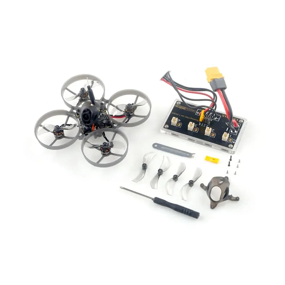HappyModel Mobula7 1S ELRS V3.0 75mm Tiny Whoop with Runcam Nano 3, 5in1 AIO FC 12A VTX 400mW RS0802 20000KV - 1