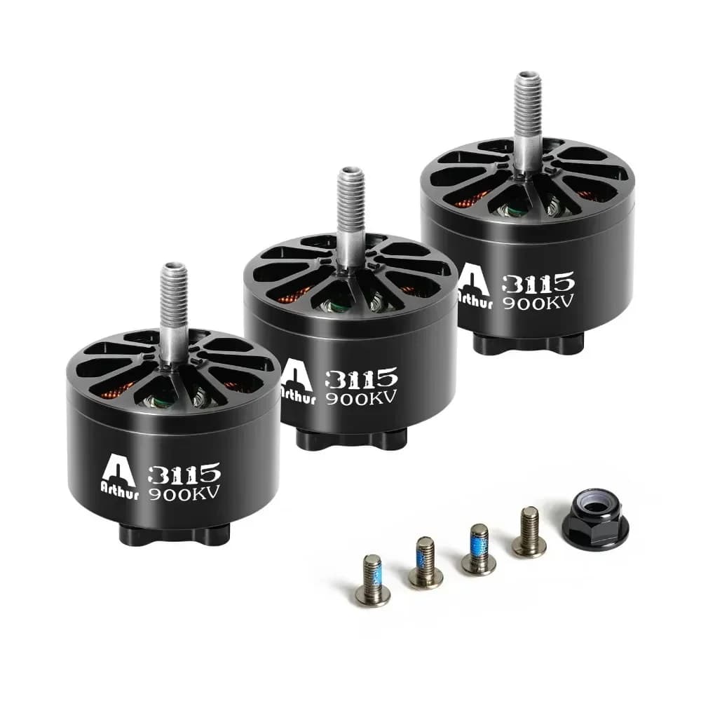 FLASHHOBBY A3115 3115 690KV/ 900KV/ 1200KV Brushless Motor 6S LIPO for RC FPV Freestyle 9inch 10inch Long Range Drone DIY Parts 5
