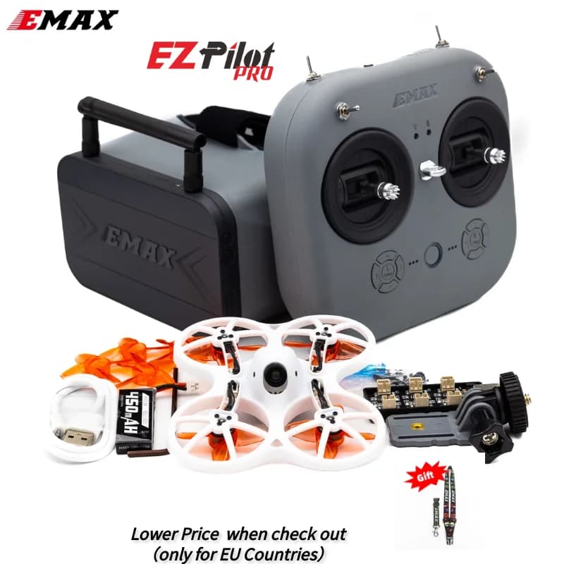 Original Emax Official EZ Pilot Pro RTF Kit FPV Racing Drone Set for Beginners Ready-To-Fly FPV Drone w/ Controller Quadcopter - 1