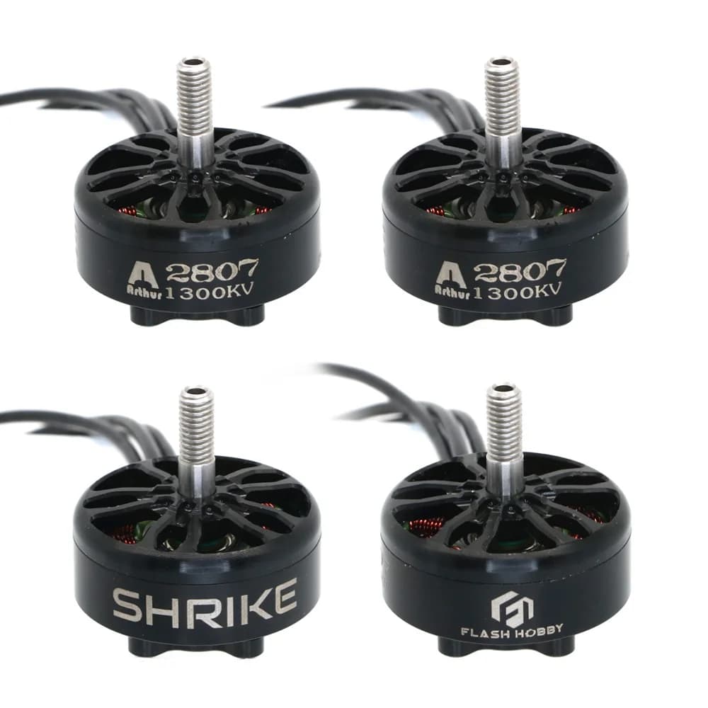 4pcs FLASHHOBBY Shirke A2807 2807 1300KV Brushless Motor for FPV Freestyle 7inch Long Range LR7 Drone Model - 1