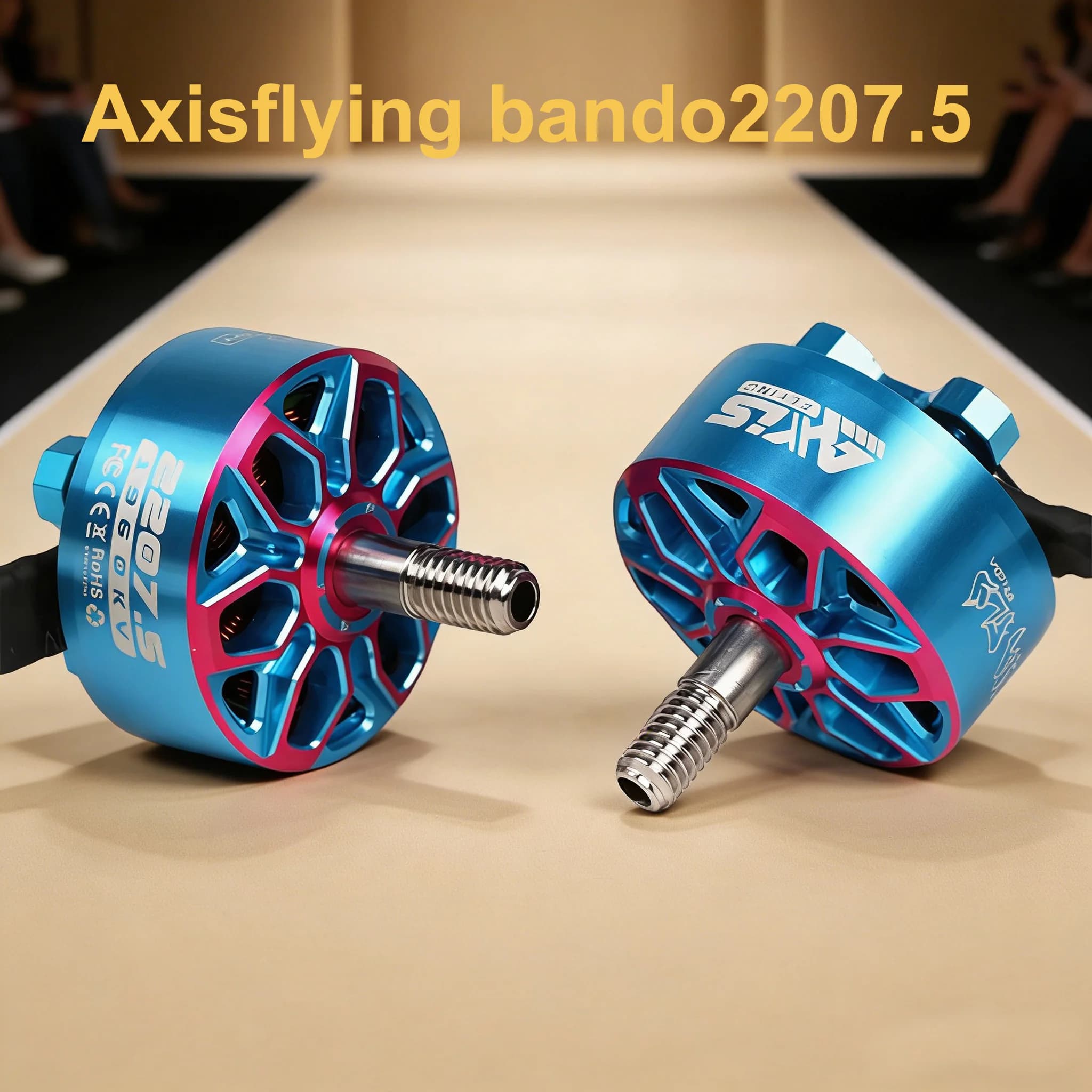 Axisflying Motor Brushless bando 2207.5 6S 1960KV for FPV Freestyle 5inch Cinewhoop Cinematic Drone DIY Parts