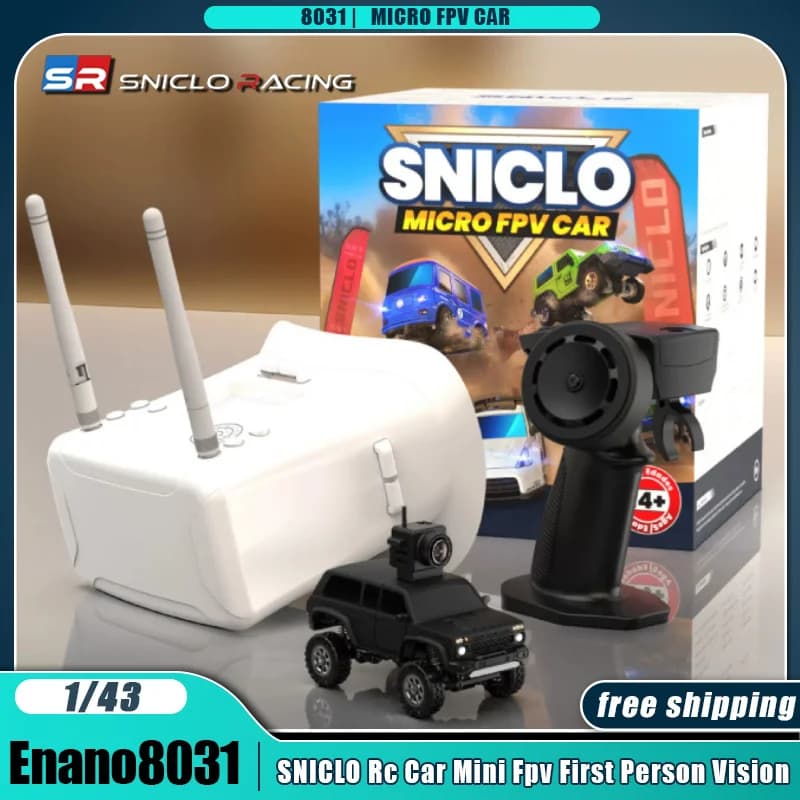 1/43 SNICLO Enano8031 Rc Cars Simulation Climbing Car Fpv First Person Vision Desktop Remote Control Car Mini Gift Boys Toys - 1