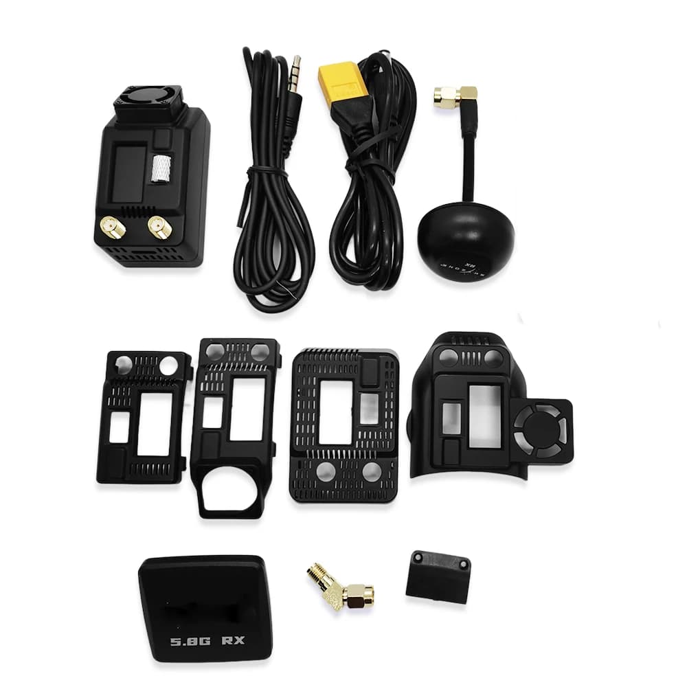 Skyzone SteadyView X 5.8Ghz IPS Screen Receiver Module Shuttle Wheel Control for SKY04X SKY04O COBRA Fatshark FPV Google 5