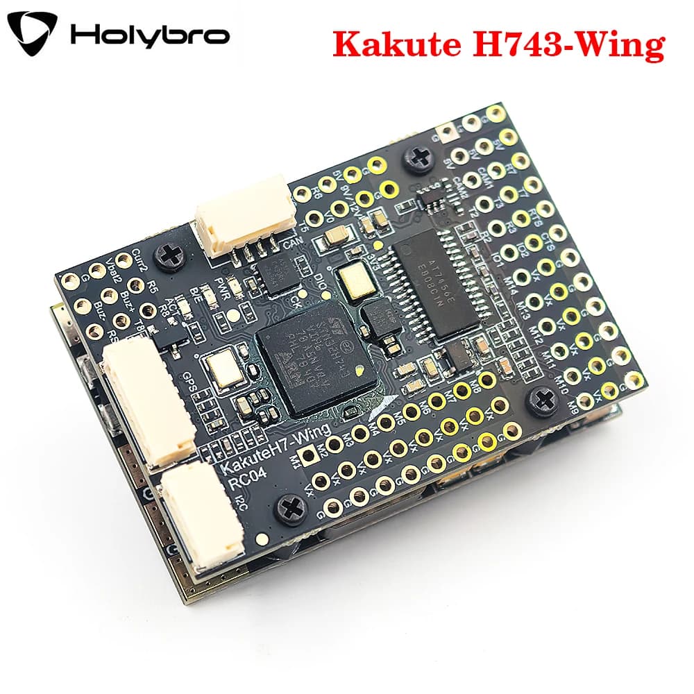 Holybro Kakute H743-Wing Flight Controller Supports INAV/ Ardupilot BMP280 Barometer 3-8S LIPO for Fixed Wing & VTOL FPV Drone - 1