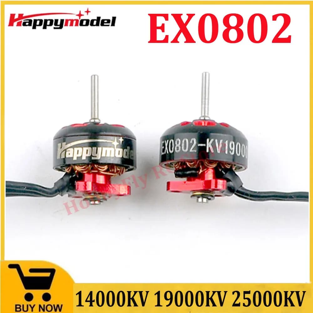 Happymodel EX0802  19000KV/ 25000KV 1-2S Mini Brushless Motor for RC FPV Racing Freestyle Mobula6 HD Tinywhoop