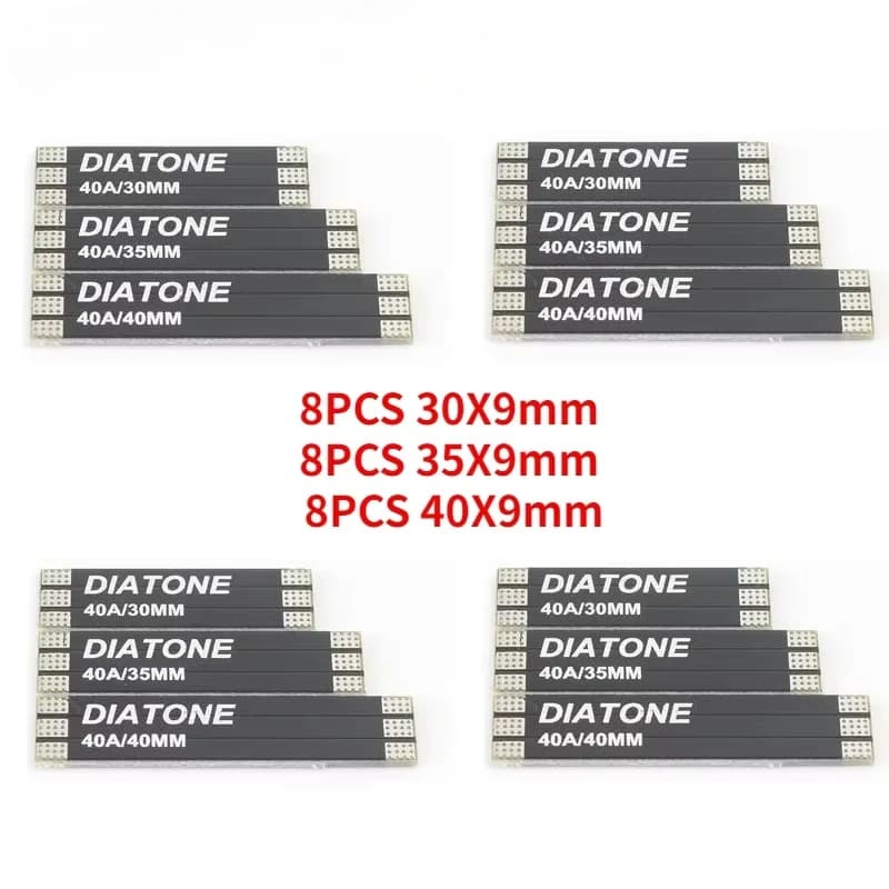 24PCS DIATONE ESC Power Distribution Board 3-6S Motor Wires Extension Plate 30X9mm 35X9mm 40X9mm - 1