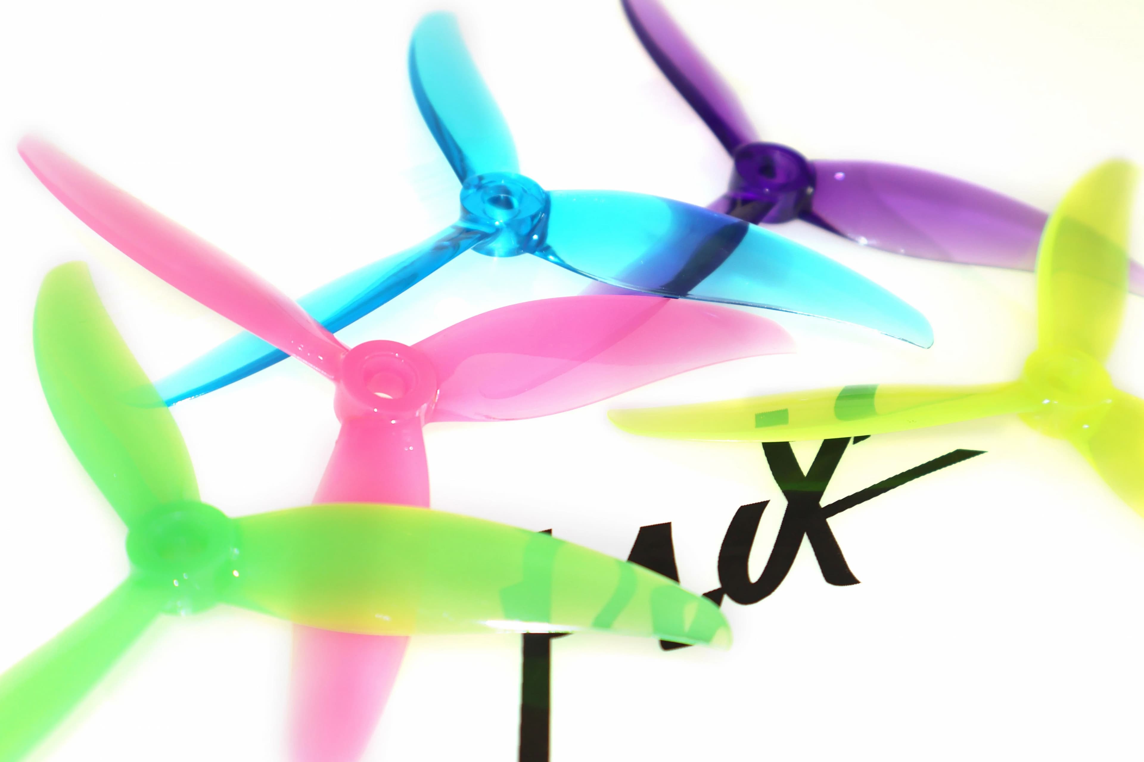 HQProp 5inch MCK 3-bladed Paddle Speed propeller 2 forward and 2 reverse 5-inch PC flying drone for FPV racing 3-blade prop 4