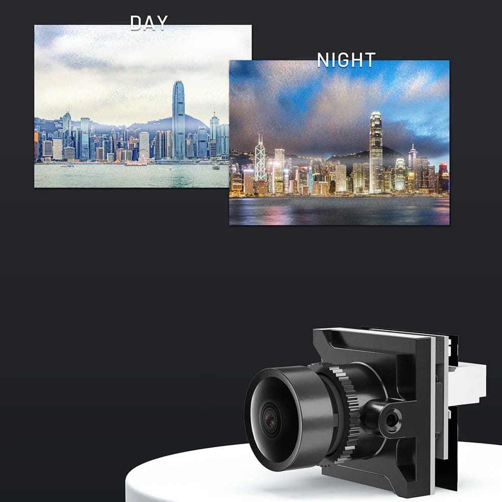 Caddx Baby Ratel 2 FPV Analog Camera with 1/1.8Inch Starlight HDR Sensor 165° FOV 1200TVL Low Latency Day and Night for RC Drone 5