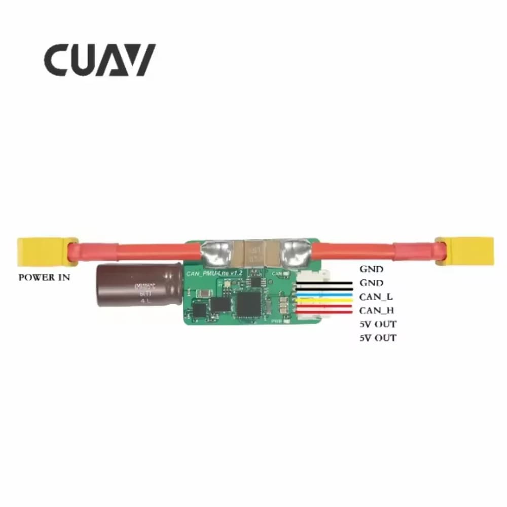 CUAV CAN PMU Lite Power Supply Precision High-voltage Flight-control Flight Galvanometer for X7 Series Flight Control