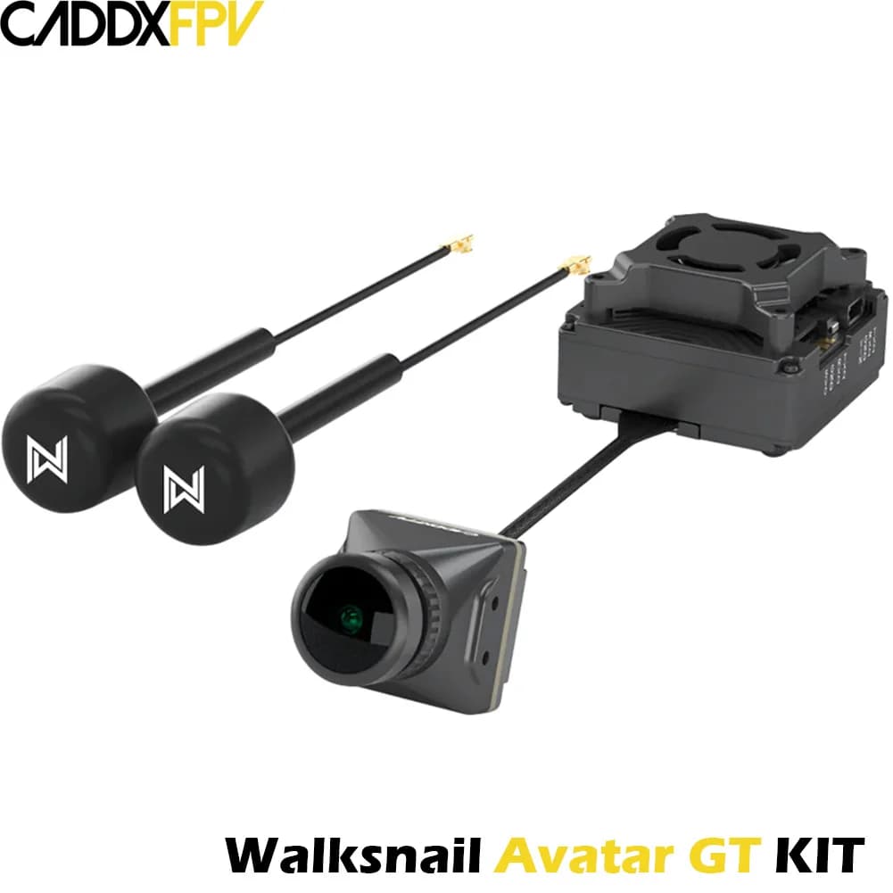 Caddx Walksnail Avatar GT KIT 1080P 100fps Max 2W VTX Gyroflow Dual Antennas Night Vision for Sony Starvis II Sensor Long Range - 1