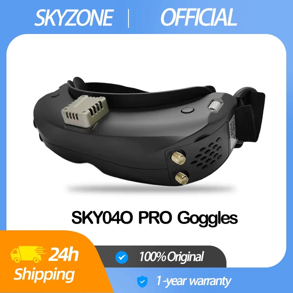 SKYZONE FPV Goggles SKY04O PRO 1280x720 5.8Ghz 48CH Steadyview OLED DVR HD Racing Headset Head Tracker for plane RC Drone Car - 1