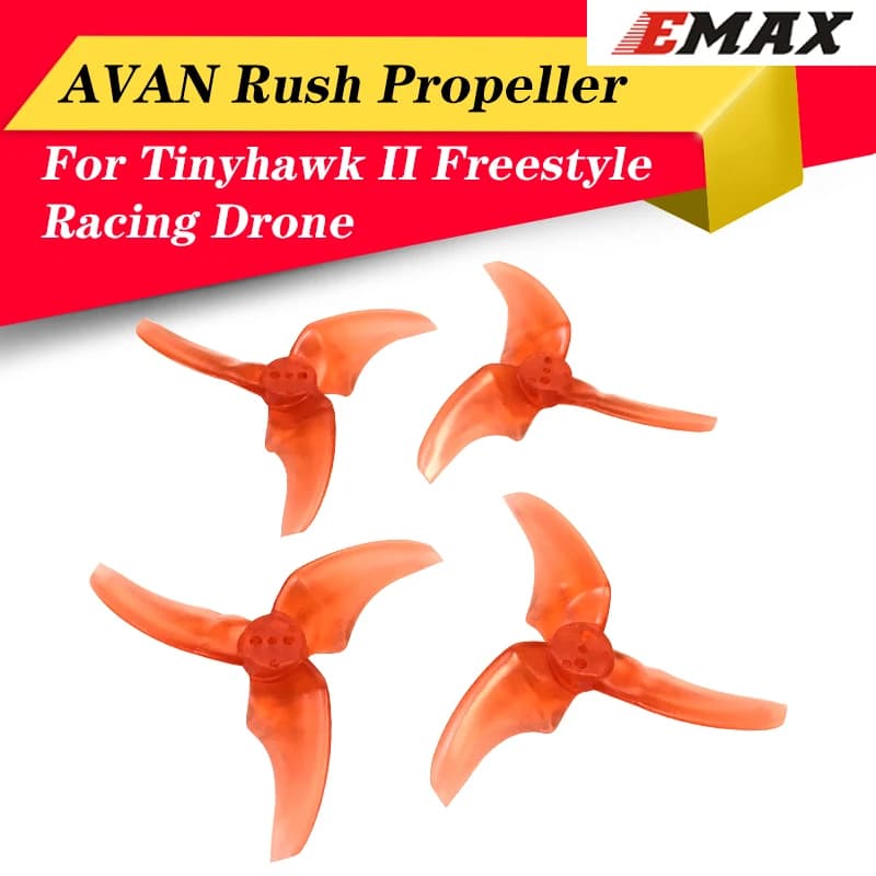 EMAX Avan Rush 2.5 Inch Props 3 Blades Propellers CW CCW for Emax 1106 Motor Lipo 3S to 4S Emax Tinyhawk II Freestyle - 1