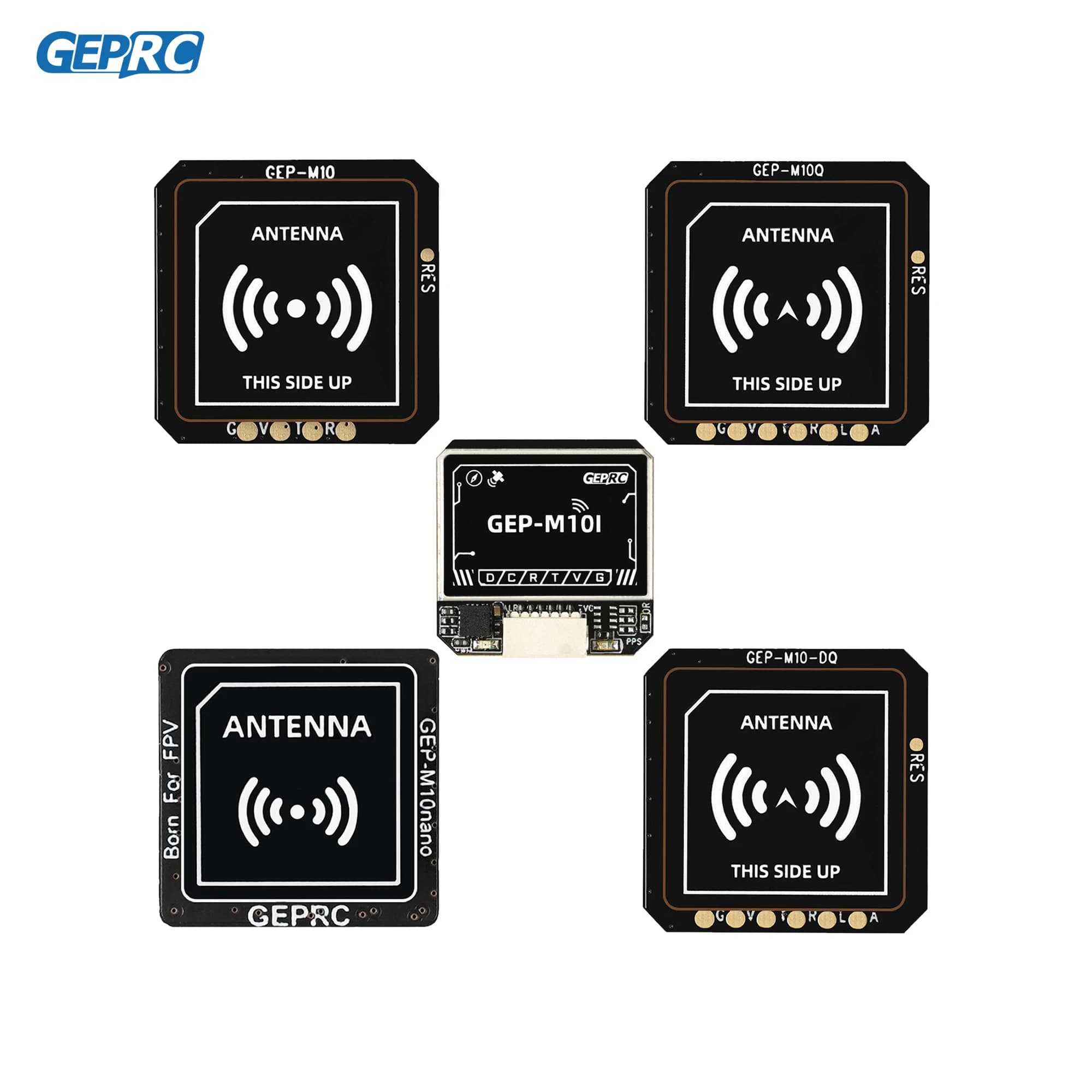 GEPRC GEP-M10 Series GPS Module Built-in Flash Chip QMC5883L MagnetomePS310 Barometer Accurate and Faerad Capacitor for FPV Dron