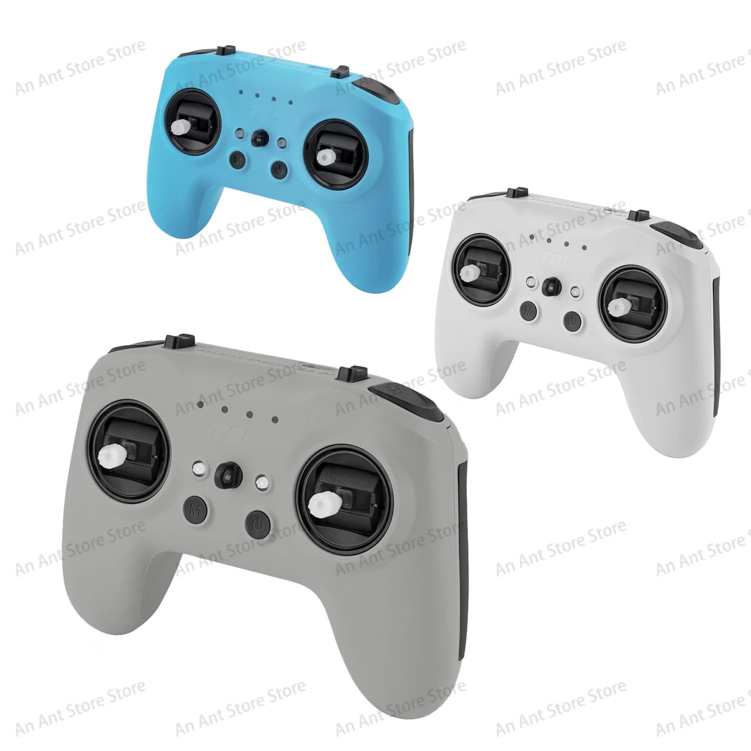 Radiomaster T8L Radio Controller ExpressLRS 2.4GHz module 5-way trim buttons with LED and audible feedback Blue, White and Grey - 1