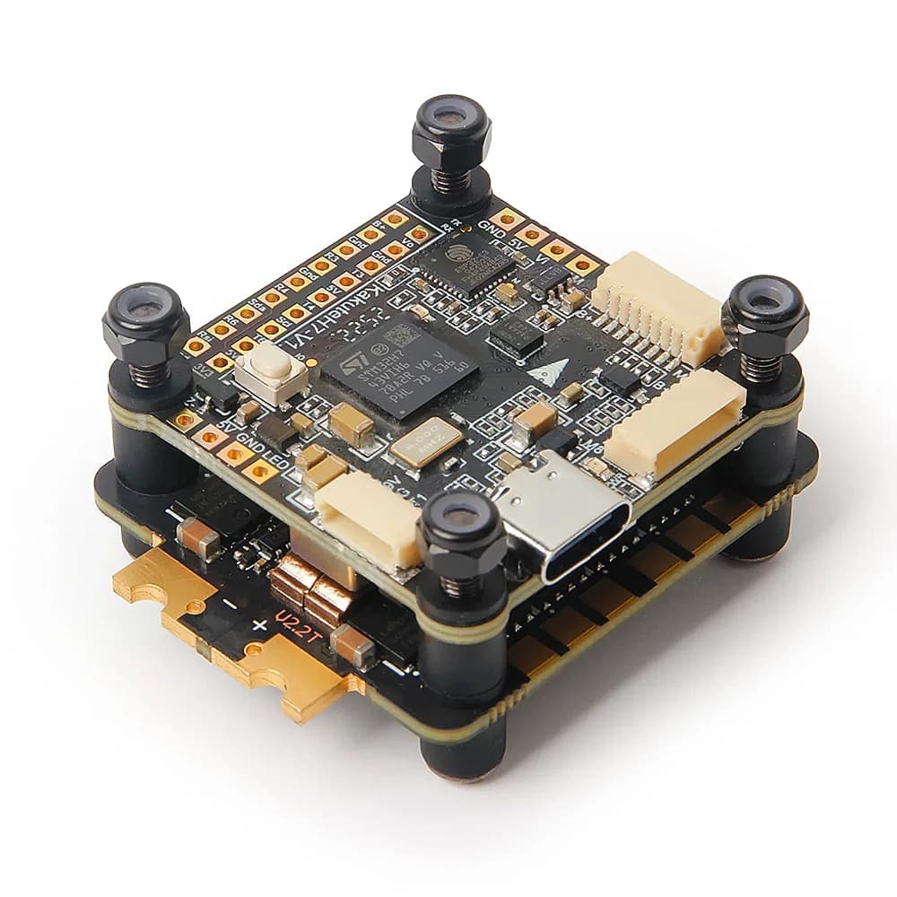 HolyBro Kakute H7 V1.5 Stacks H7 FC ICM-42688P OSD Onboard Bluetooth With Tekko32 F4 50A/ 60A 4in1 4-6S ESC for RC FPV Drone 3