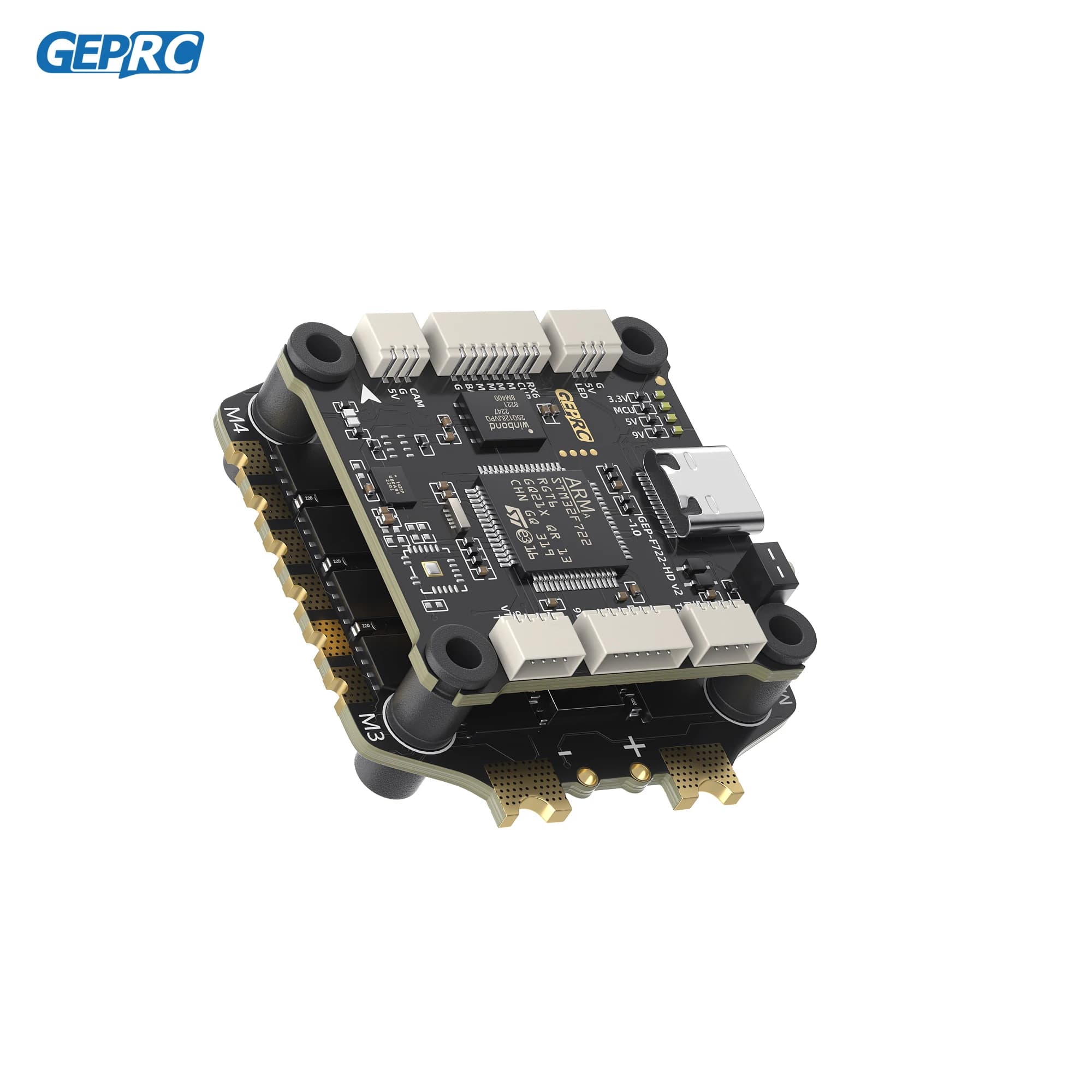 GEPRC TAKER F722 BLS 60A 65A 80A V2 STACK 4IN1 ESC Flight Controller Data Analyze Record Flight Data Plug Play Racing FPV Drone 4