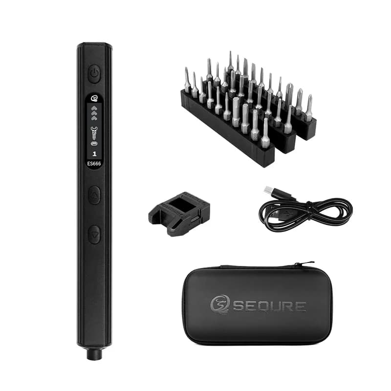 SEQURE ES666 Smart Screwdriver with Somatosensory Recognition & Manual & Electric Modes Suitable for Continuous Maintenance Work 3