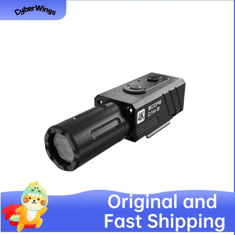 New Lens 35MM RunCam ScopeCam 2 4K Camera for Airsoft Paintball Games - 1