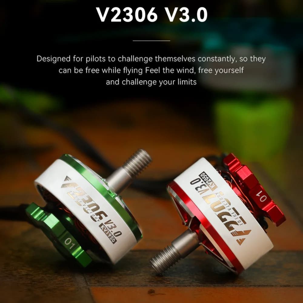 T-MOTOR T-HOBBY Velox V2306 V3 Brushless Racing Freestyle Drones Motor Brushless Motor For FPV Freestyle Version Drones DIY Part