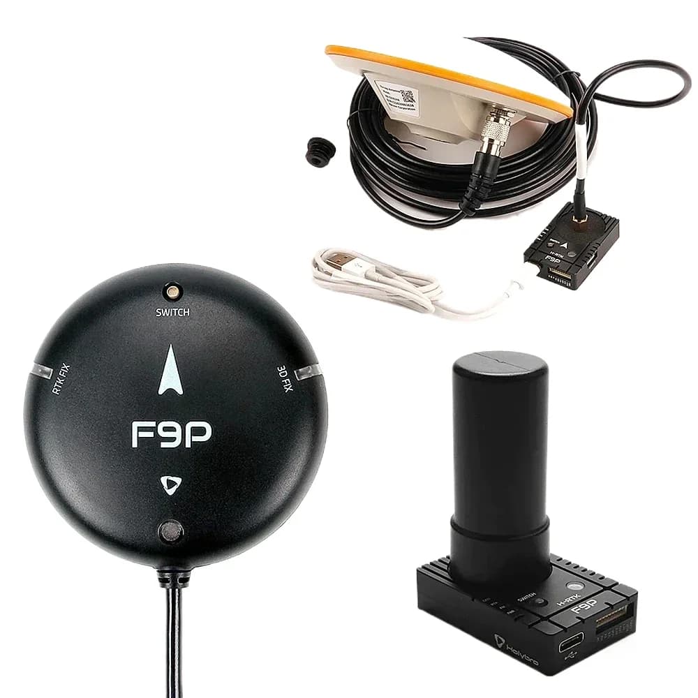 Holybro H-RTK F9P GNSS Series H-RTK Rover Lite / H-RTK Rover Lite 2nd GPS / Helical / Base for RC FPV Drone