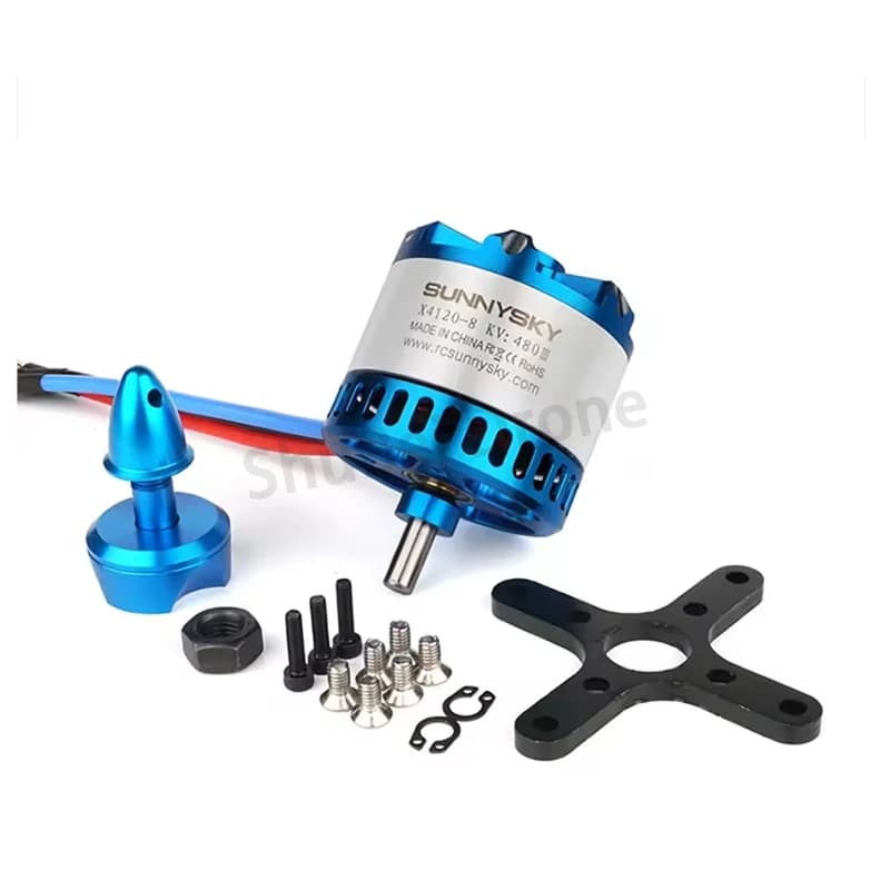 SUNNYSKY X4120-III X4125-III X4130-III KV230 KV260 KV210 KV250 KV380 KV520 High Effectiveness Brushless Motor for RC Fixed Wing 3
