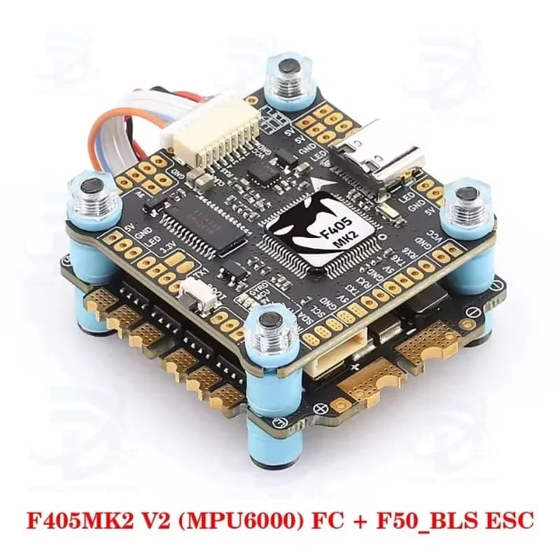 Original DIATONE MAMBA F405 MK2 V2 ICM42688-P Flight Controller W/ BLHeli_S F40/F55_BLS 4in1 ESC Dshot 300-1200 for RC FPV Drone