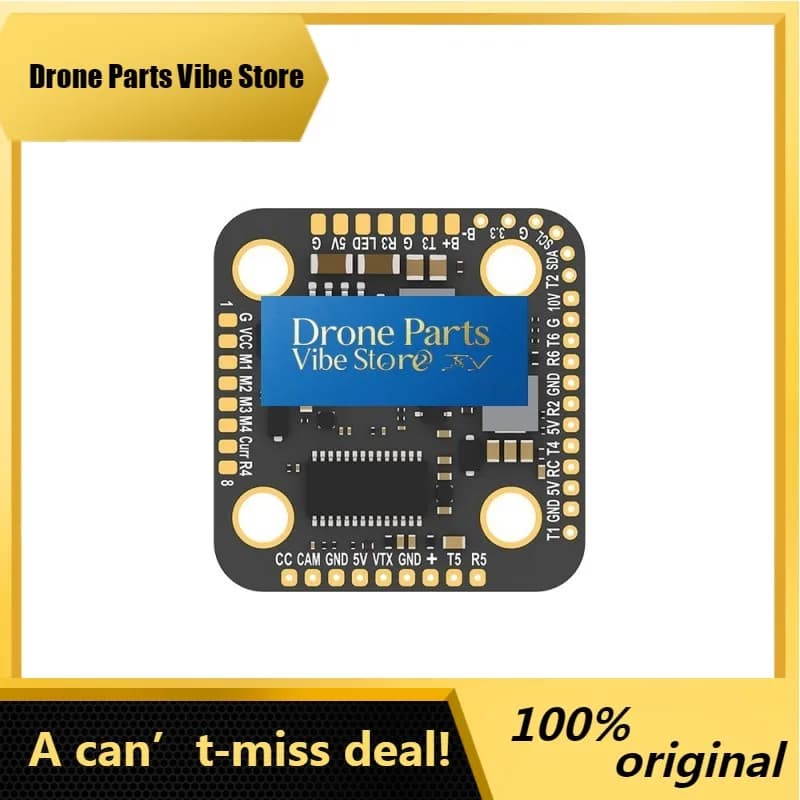 DronePNewest Foxeer F722 V4 Dual BEC 5V/10V HV 4-8S Mini Flight Controller 20X20mm For X8 HD/HDZero/VISTA VTXFPV Racing Drone - 1