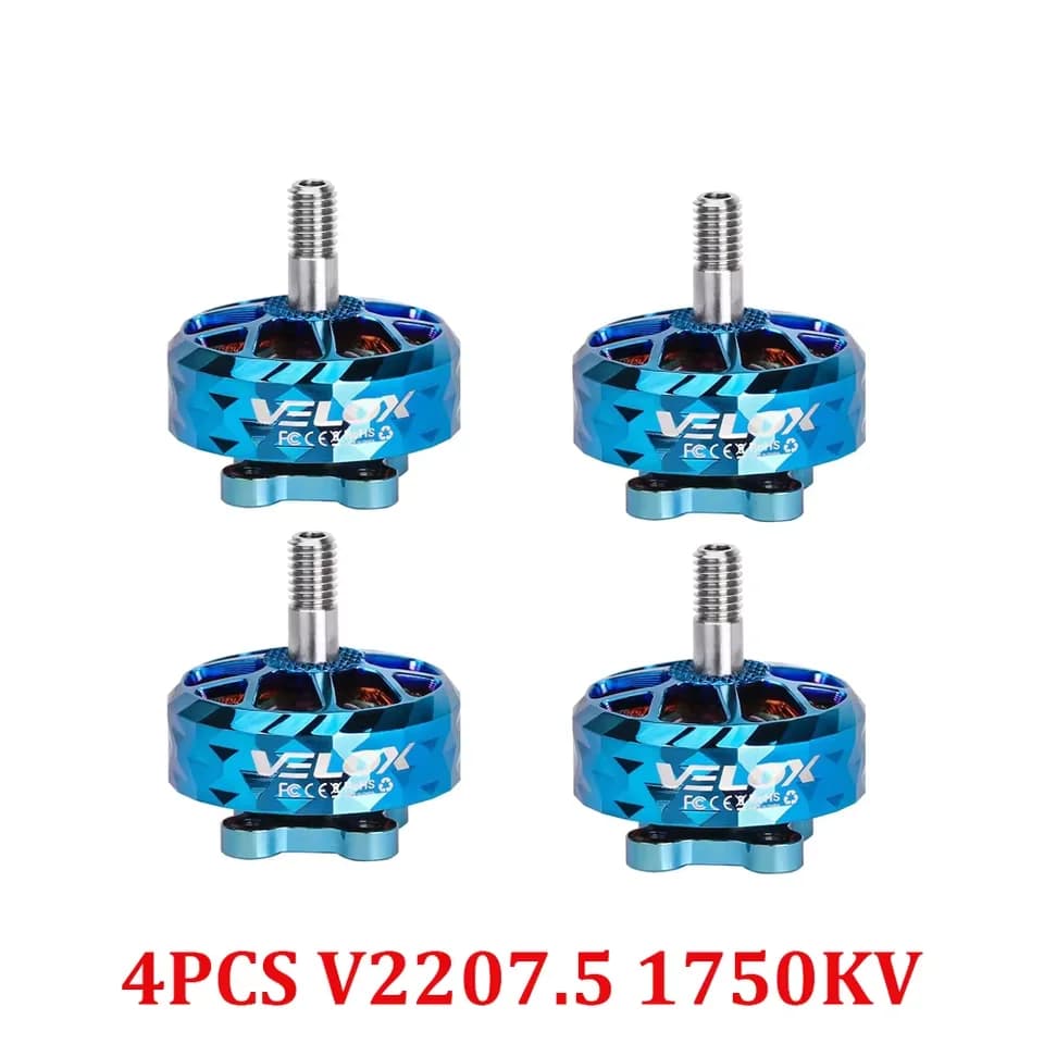 T-MOTOR VELOX VELOCE V2207.5 V2 2550KV 4S 1950KV 1750KV 6S Brushless Motor for RC FPV Racing Freestyle Drones Replacement Parts 6
