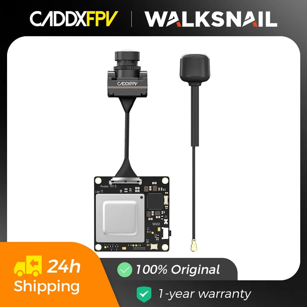 Caddx Walksnail Avatar HD Mini 1s Kit 1080P 60fps nanoCamera V3 VTX 8G Avatar Mini 1s Lite Kit Low Latency for FPV Racing Drone - 1