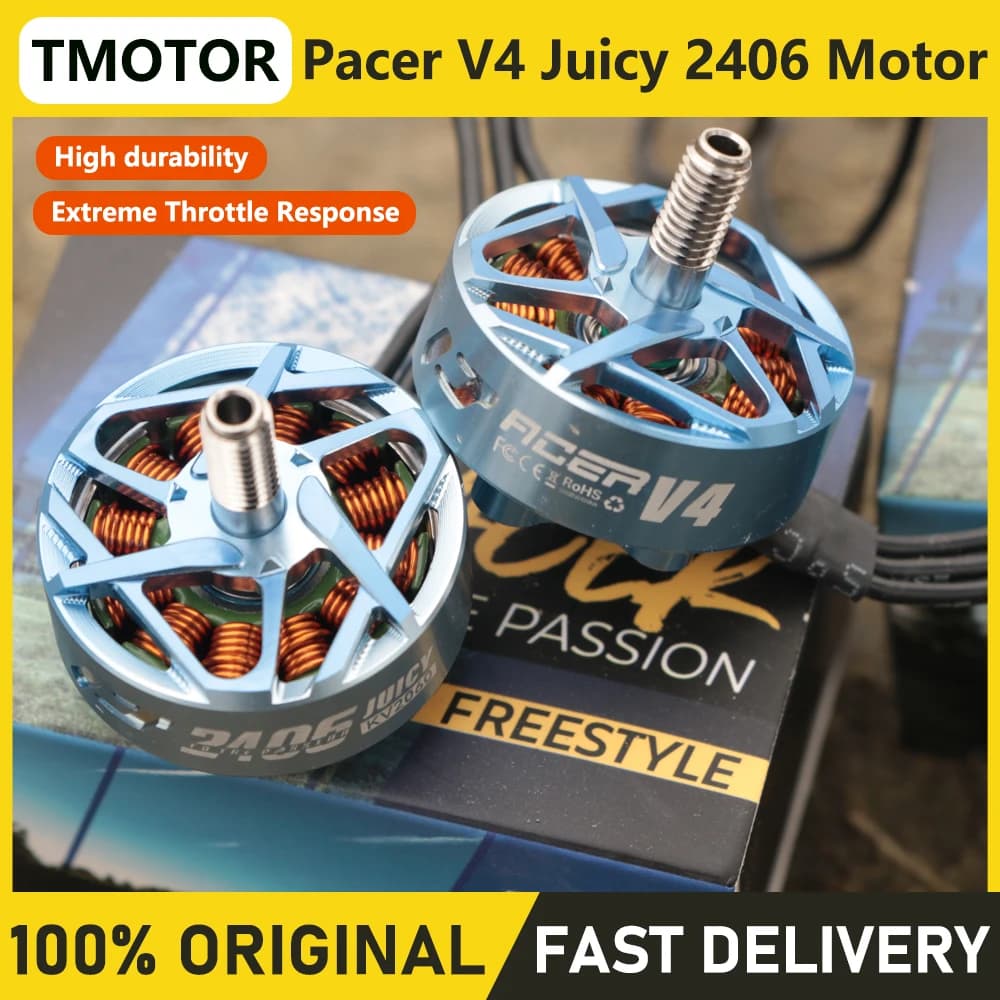 T-MOTOR Hobby Pacer V4 P2406 Juicy Sbang Acro Brushless Motor KV2060 For 5-6" inch freestyle drone FLOW BANDO - 1