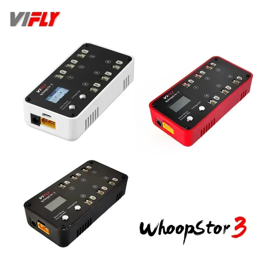 VIFLY WhoopStor 3 V3 6 Ports 1S LIPO Battery Charger Discharger - 1