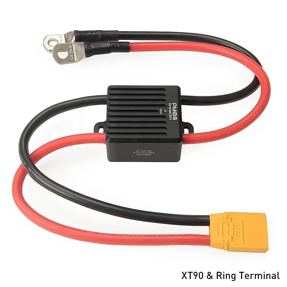 Holybro DroneCAN PM08-CAN Power Module 2-14S 200A Dual Step Down UBEC Output With 2x Independent 5V Out For RC FPV Drone 6