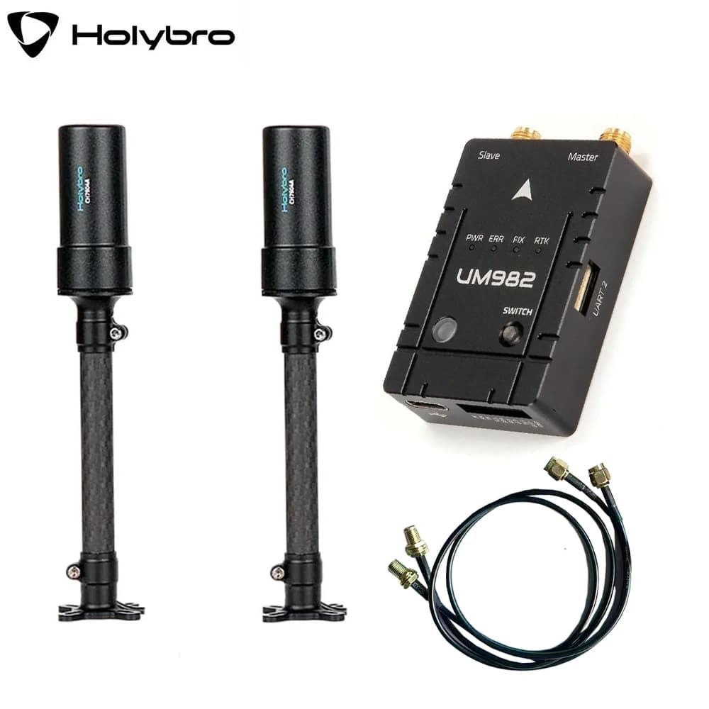 Holybro H-RTK Unicore UM982 Dual Antenna Heading RTK GPS Provides High-precision Positioning Information for RC FPV Drone Parts - 1