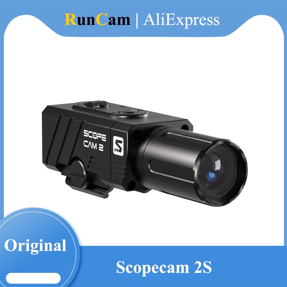 RunCam Run Cam ScopeCam 2S 35mm Lens Wi-Fi Setup 1080P HD Record Waterproof FPV Camera - 1