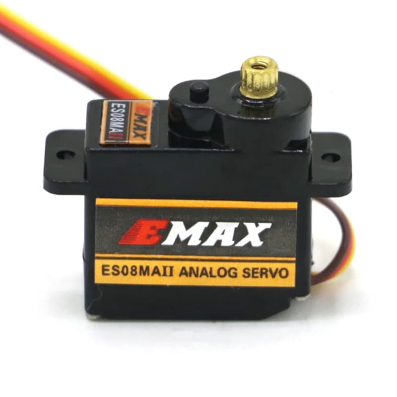 2026 New EMAX ES08MAII 12G Mini Metal Gear Analog Servo RC Hobby Simulation Servo for Car Boat Helicopter Airplane 3