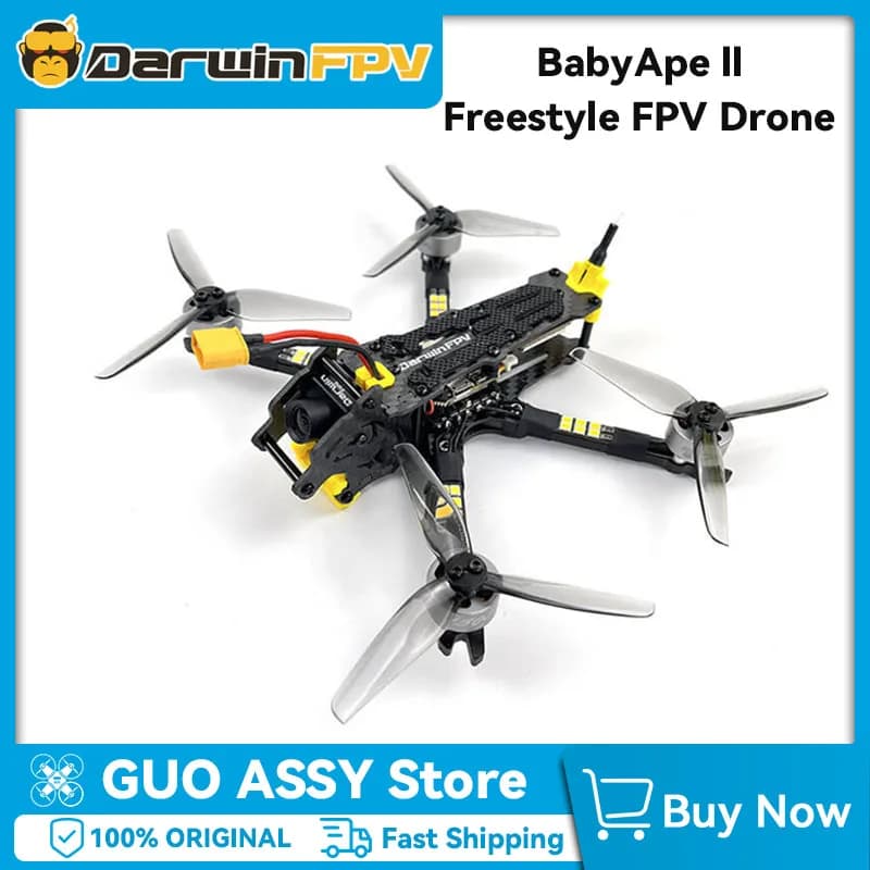 DarwinFPV BabyApe II Newest Freestyle digital / Analog Quadcopter 3.5inch FPV Racing Drone - 1