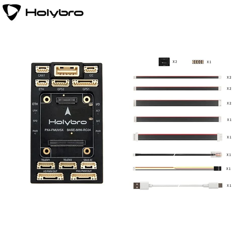 Holybro Pixhawk V2A V2B Mini RPi CM4 Baseboard / Can Be Used W/6X 5X and Any FC That Follow The Pixhawk Autopilot Bus  Standard - 1