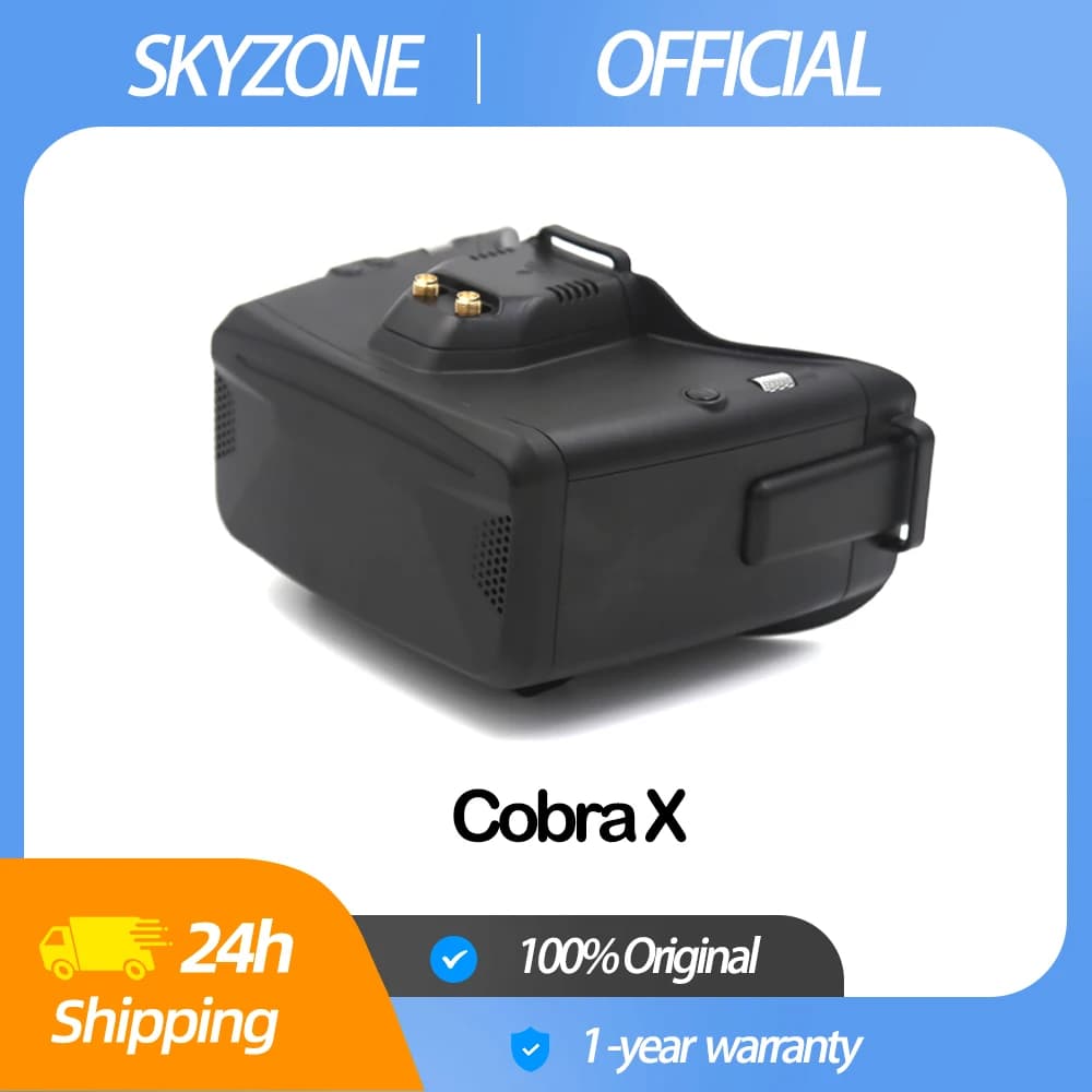 SKYZONE Cobra X V4 FPV Goggles 5.8GHz 48CH Receiver 1280x720 Head Tracker Video Glasses for RC Cars FPV Drones Fixed-wing - 1